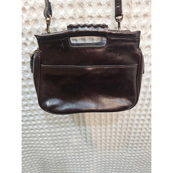 Patricia Nash Ovodda Leather Satchel Bag- duster bag included - Picture 9 of 10